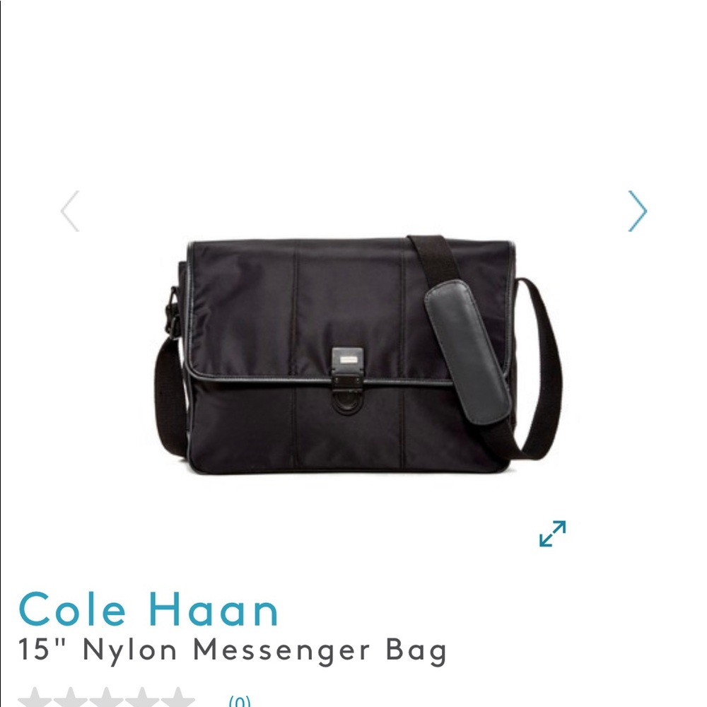 Brand new Cole Haan briefcase. Color black.